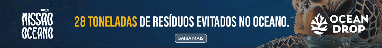 Missão Oceano: 28 toneladas de resíduos evitados no Oceano, em parceria com a Ocean Drop. Saiba mais.